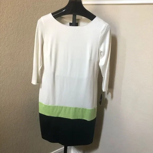 Ronni Nicole color blocked dress sz 14 - Picture 1 of 7